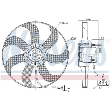 Kühlerlüfter PKW 85725 Kühlerlüfter PKW 85725