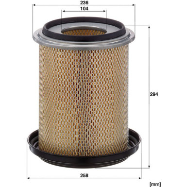 Mann & Hummel Luftfilter LKW RENAULT TRUCKS Midliner 82 C 21 461