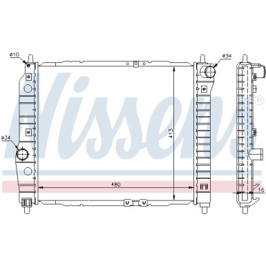 Wasserkühler PKW 61636