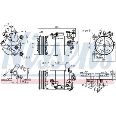 Kompressor PKW Mini (F55/F56) 1.5-2.0i 13 FIRST FIT 890099