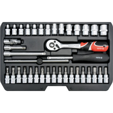 Steckschlüsselsatz Xs 1/4 Typ2 38-Tlg YT-14471 Steckschlüsselsatz Xs 1/4 Typ2 38-Tlg YT-14471