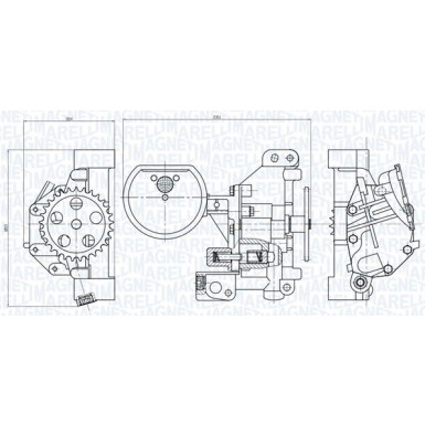 MAGNETI MARELLI Ölpumpe 351516000115 MAGNETI MARELLI Ölpumpe 351516000115