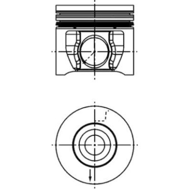 Kolben 40830600 Kolben 40830600