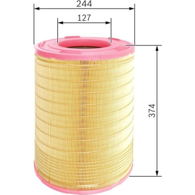 Luftfilter Diverse F 026 400 536