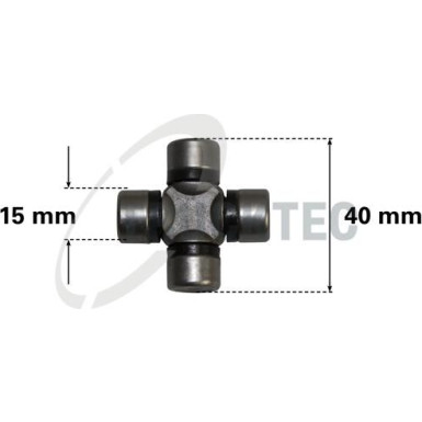 Gelenk - Lenkung Audi/Bmw/Db/Chrysler/Nissan 15X40 02.34.033