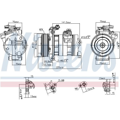 Kompressor PKW Jeep Cherokee 08 FIRST FIT 890662