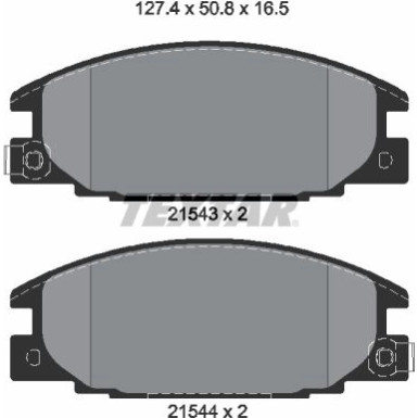 Bremsbelagsatz Opel P. Frontera 2154302