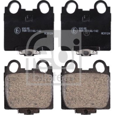 FEBI BILSTEIN Bremsbelagsatz, Scheibenbremse 170265 FEBI BILSTEIN Bremsbelagsatz, Scheibenbremse 170265