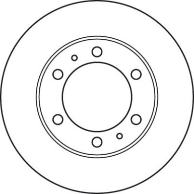 Bremsscheibe Toyota P. Hi-Lux 06 DF4917 Bremsscheibe Toyota P. Hi-Lux 06 DF4917