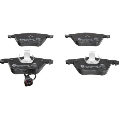 Bremsbelagsatz Vw P. Golf/Scirocco 1.2-2.0 05- Mit Sensor 13.0460-7227.2 Bremsbelagsatz Vw P. Golf/Scirocco 1.2-2.0 05- Mit Sensor 13.0460-7227.2