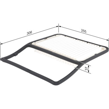 Luftfilter F 026 400 227 Luftfilter F 026 400 227