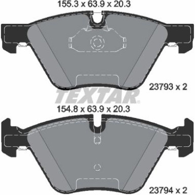 Bremsbelagsatz Bmw S. E60/61 03- 520-525 Q+ 2379301