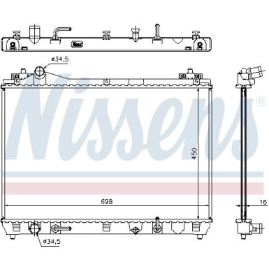 Wasserkühler PKW 64199 Wasserkühler PKW 64199