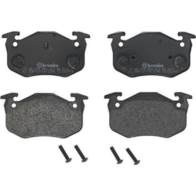 BREMBO Bremsklötze HA P 68 018 BREMBO Bremsklötze HA P 68 018