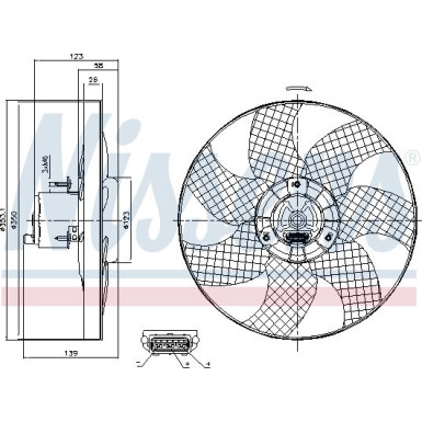 Kühlerlüfter PKW FORD Galaxy 95-06 85542 Kühlerlüfter PKW FORD Galaxy 95-06 85542