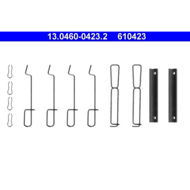 ATE Zubehör, Bremsbeläge 13.0460-0423.2 ATE Zubehör, Bremsbeläge 13.0460-0423.2