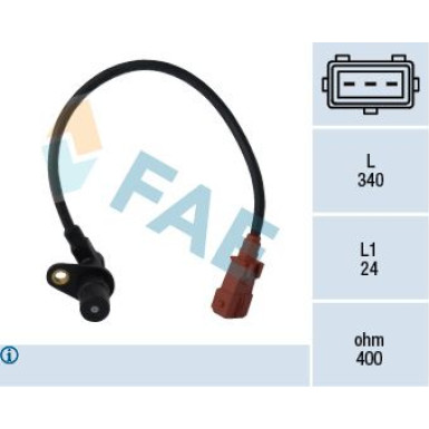 FAE Impulsgeber, Kurbelwelle 79034 FAE Impulsgeber, Kurbelwelle 79034
