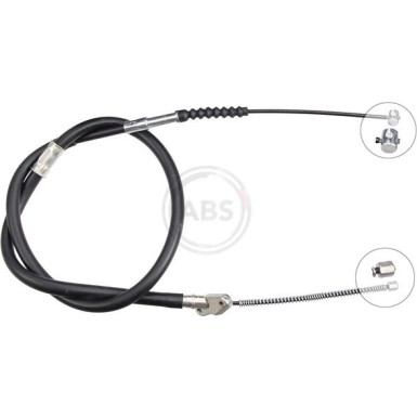A.B.S. Handbremsseil Seilzug Festellbremse K16297 A.B.S. Handbremsseil Seilzug Festellbremse K16297
