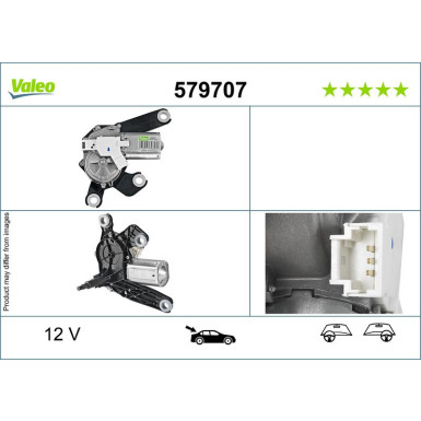 579707 Wischermotor hinten PEUGEOT