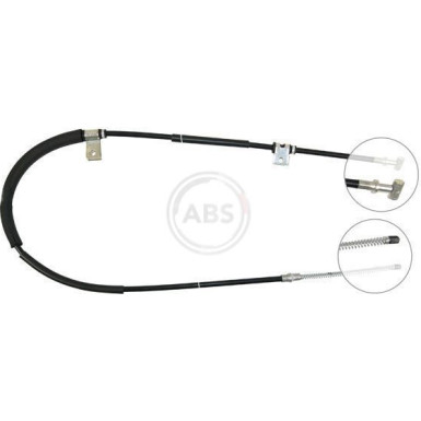 A.B.S. Handbremsseil Seilzug Festellbremse K19677 A.B.S. Handbremsseil Seilzug Festellbremse K19677