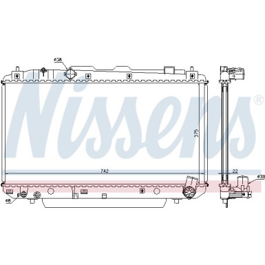 Wasserkühler PKW 64638A