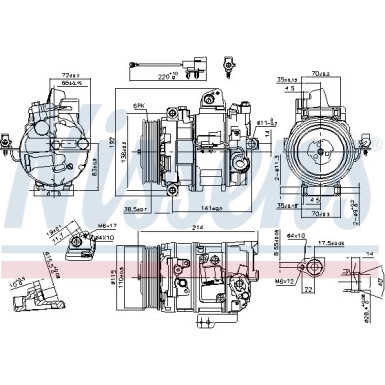 Kompressor PKW Jaguar XF 08 FIRST FIT 890117