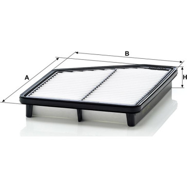 Mann & Hummel Luftfilter PKW HYUNDAI Matrix C 2421