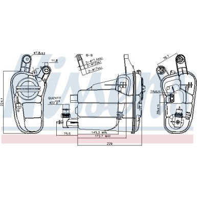 Ausgleichsbehälter Audi A4 2.0 TDI 08 FIRST FIT 996128