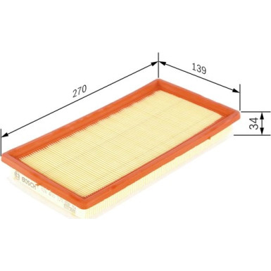 Luftfilter F 026 400 378 Luftfilter F 026 400 378