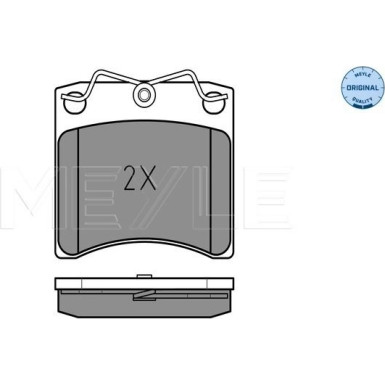 Bremsbelagsatz Vw P. T4 09/90 15 MEYLE-ORIGINAL: True to OE 252163517 Bremsbelagsatz Vw P. T4 09/90 15 MEYLE-ORIGINAL: True to OE 252163517