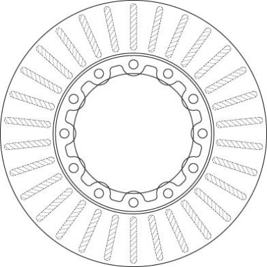 84 482 029 Bremsscheibe HA DF6307S