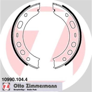 ZIMMERMANN Bremsbacken 10990.104.4 ZIMMERMANN Bremsbacken 10990.104.4