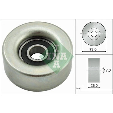 Umlenk-/Führungsrolle, Keilrippenriemen 532 0783 10
