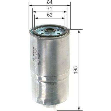 Kraftstofffilter 1457434187
