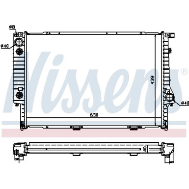 Wasserkühler PKW 60748A Wasserkühler PKW 60748A
