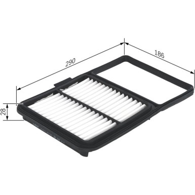 Luftfilter F 026 400 170 Luftfilter F 026 400 170
