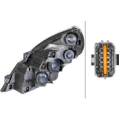 SCHEINWERFER R HELLA OPEL MOVANO B 5,10-/REN MASTER III 2,10-8,19 1ER 010 117-201