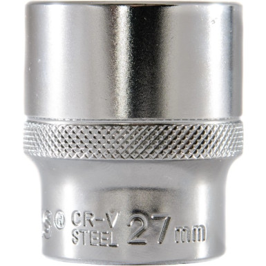 Steckschlüsseleinsatz 1/2, 6-Kant, 27 mm OK-01.2627 Steckschlüsseleinsatz 1/2, 6-Kant, 27 mm OK-01.2627