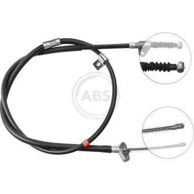 A.B.S. Handbremsseil Seilzug Festellbremse K16627 A.B.S. Handbremsseil Seilzug Festellbremse K16627