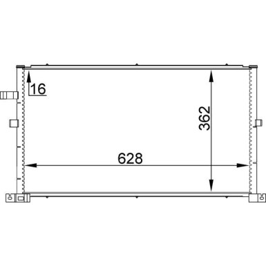 Kondensator, Klimaanlage AC 296 001S Kondensator, Klimaanlage AC 296 001S