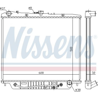 Wasserkühler PKW 60852 Wasserkühler PKW 60852