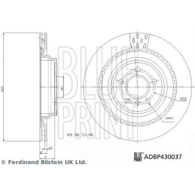 Bremsscheibe ADBP430037 Bremsscheibe ADBP430037