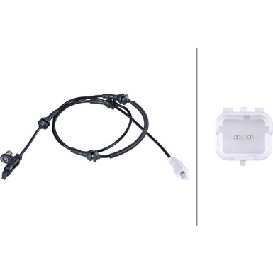 HELLA Sensor, Raddrehzahl 6PU 010 039-801 HELLA Sensor, Raddrehzahl 6PU 010 039-801