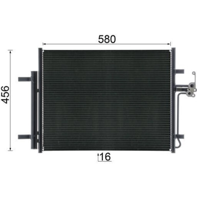 Kondensator, Klimaanlage AC 441 000S Kondensator, Klimaanlage AC 441 000S