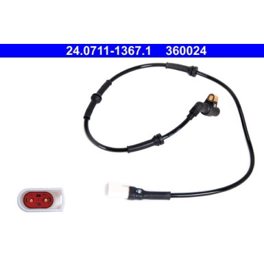 Sensor, Raddrehzahl 24.0711-1367.1