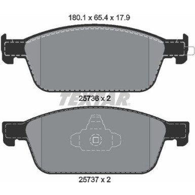 Bremsbelagsatz Ford P. Focus/Kuga/Tourneo/Transit 12 2573601