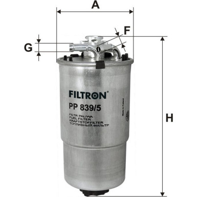 FILTRON Kraftstofffilter PP 839/5