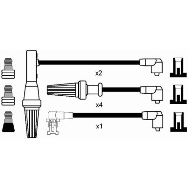 NGK Zündleitungssatz 7154