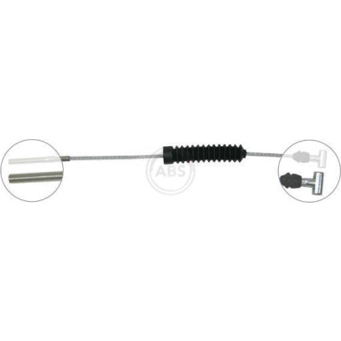 A.B.S. Handbremsseil Seilzug Festellbremse K11561 A.B.S. Handbremsseil Seilzug Festellbremse K11561