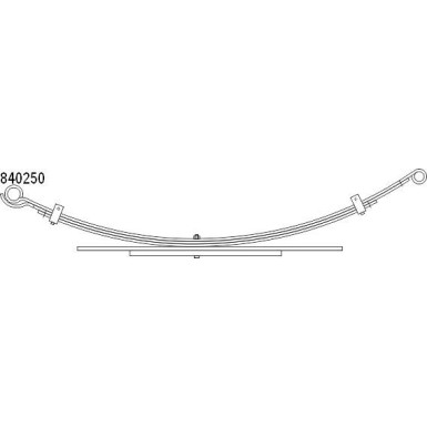 Federpaket - Federung/Dämpfung Isuzu T. D-Max Ii 4X4 12- (3+2) (615/715mm) 10.840.250.00